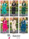Border Vol 2 By Blue Hills Rayon Kurti With Bottom Dupatta Wholesale Online